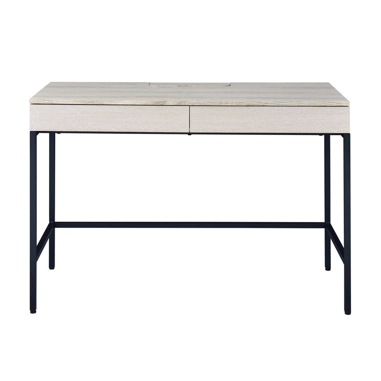 Wendral Natural & Black Finish Writing Desk - 1st Choice Furniture Direct