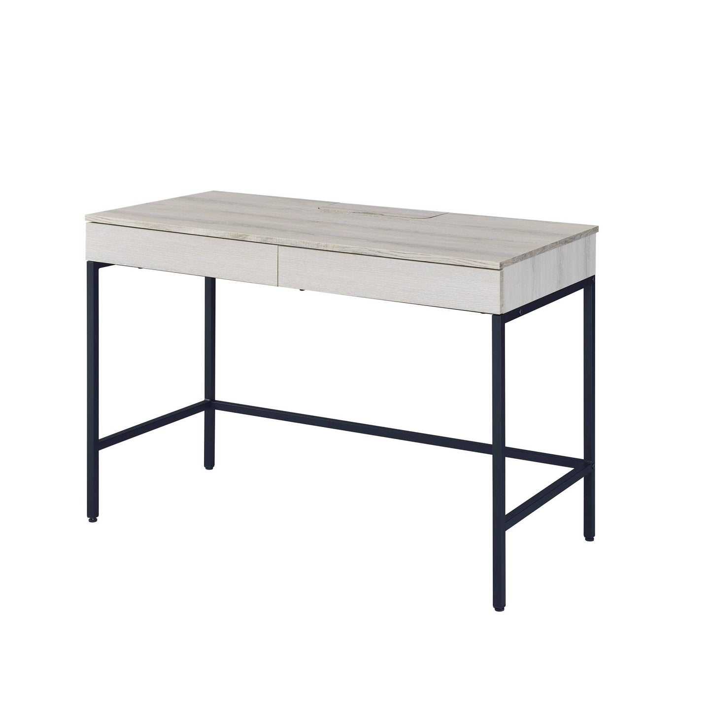 Wendral Natural & Black Finish Writing Desk - 1st Choice Furniture Direct