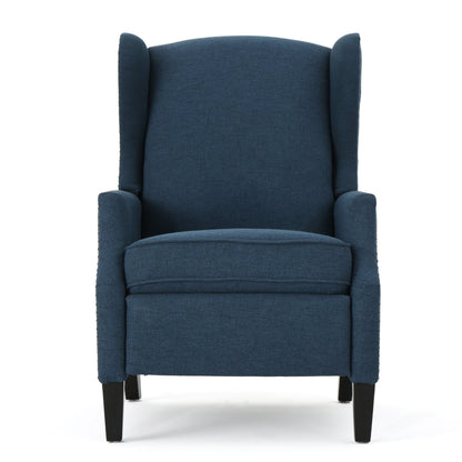 Westeros Wing Back Fabric Upholstered Recliner - 1st Choice Furniture Direct
