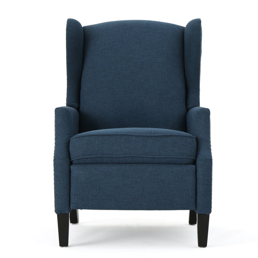 Westeros Wing Back Fabric Upholstered Recliner - 1st Choice Furniture Direct