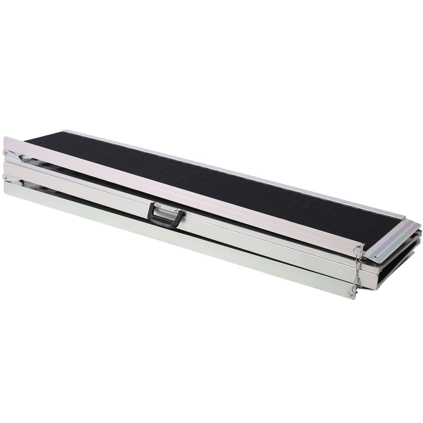 wheel chair ramp 10ft ,aluminium threhold ramp,Portable and Foldable, 600 Pound Capacity, Non - Skid Surface, Two Separate Pieces, for Home, Steps, Stairs, Doorways - 1st Choice Furniture Direct