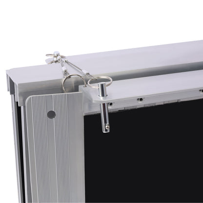 wheel chair ramp 6ft ,aluminium threhold ramp,Portable and Foldable, 600 Pound Capacity, Non - Skid Surface, Two Separate Pieces, for Home, Steps, Stairs, Doorways - 1st Choice Furniture Direct