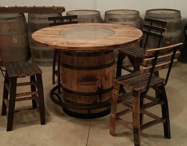 Whiskey Barrel Footrest, Fits Any Standard 53 Gallon Whiskey Barrel, Free Shipping - Made in the U.S.A!! - 1st Choice Furniture Direct