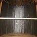 Whiskey Barrel Hutch with Burnt Hickory Shelves | Authentic Bourbon Barrel Display Cabinet - 1st Choice Furniture Direct