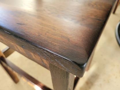 Whiskey Barrel Pub Table Set with Barnwood Top & Stave Chairs – Rustic Dining Set - 1st Choice Furniture Direct