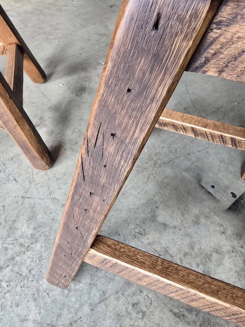 Whiskey Barrel Pub Table Set with Swivel Stools | Rustic Home Bar Furniture (48” & 54”) - 1st Choice Furniture Direct