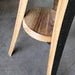 Whiskey Barrel Stave Plant Stand | Burnt Hickory Rustic End Table (24") - 1st Choice Furniture Direct
