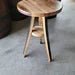 Whiskey Barrel Stave Plant Stand | Burnt Hickory Rustic End Table (24") - 1st Choice Furniture Direct