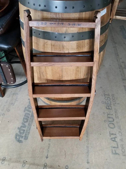 Whiskey Barrel Stave Spice Rack & Display Shelf | Rustic Wall Storage Made in USA - 1st Choice Furniture Direct