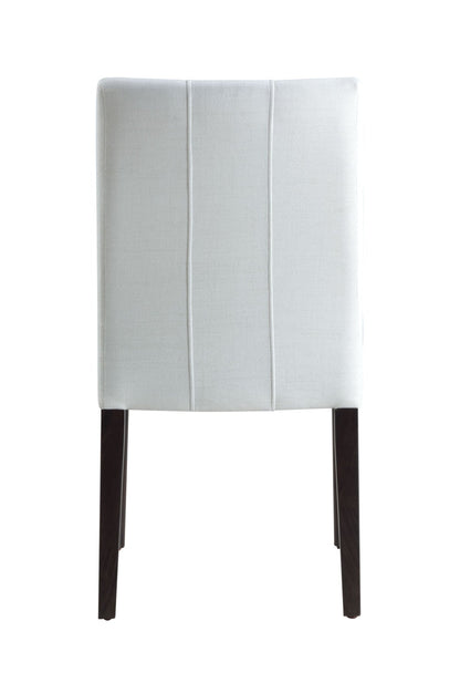 White & Brown Upholstered Dining Chair - 1st Choice Furniture Direct