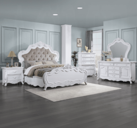 White Framed Dresser Mirror for Bedroom - 1st Choice Furniture Direct