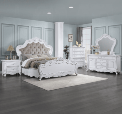 White Framed Dresser Mirror for Bedroom - 1st Choice Furniture Direct