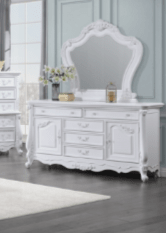 White Framed Dresser Mirror for Bedroom - 1st Choice Furniture Direct