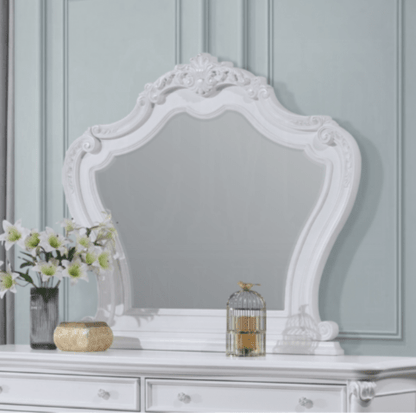 White Framed Dresser Mirror for Bedroom - 1st Choice Furniture Direct