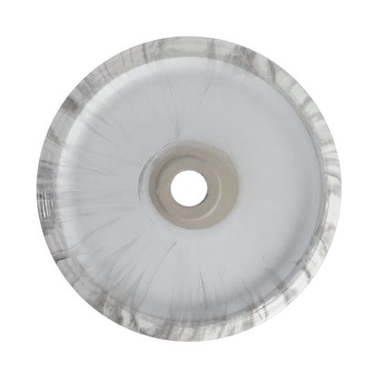 White & Gray Ceramic Art Vessel Bathroom Sink – Above-Counter Basin - 1st Choice Furniture Direct