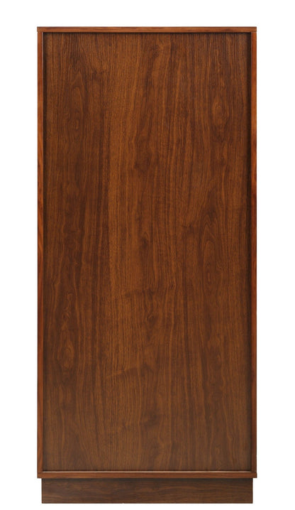 Wiesta Walnut Finish Wine Cabinet - 1st Choice Furniture Direct
