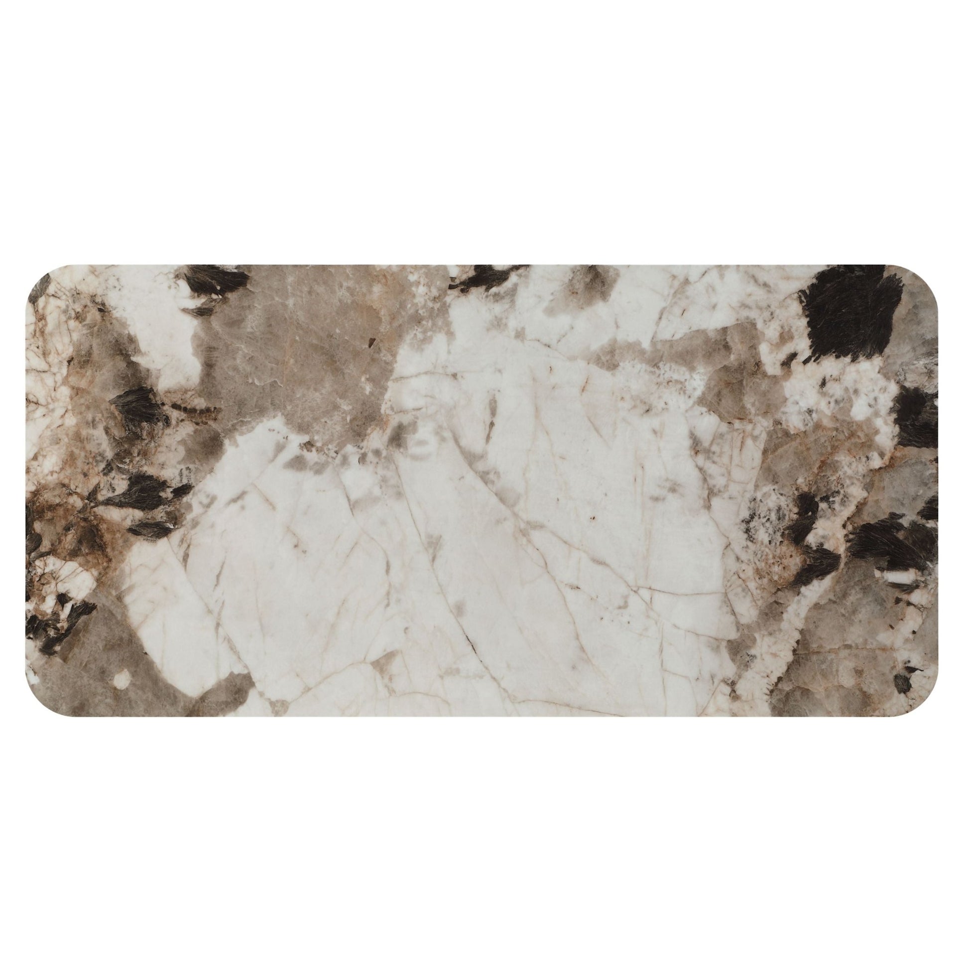 Willene Ceramic Top & Walnut Finish Dining Table - 1st Choice Furniture Direct