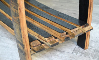 William Sheepee Premium Quality Oval Coffee Table in Burnt Hickory - 1st Choice Furniture Direct