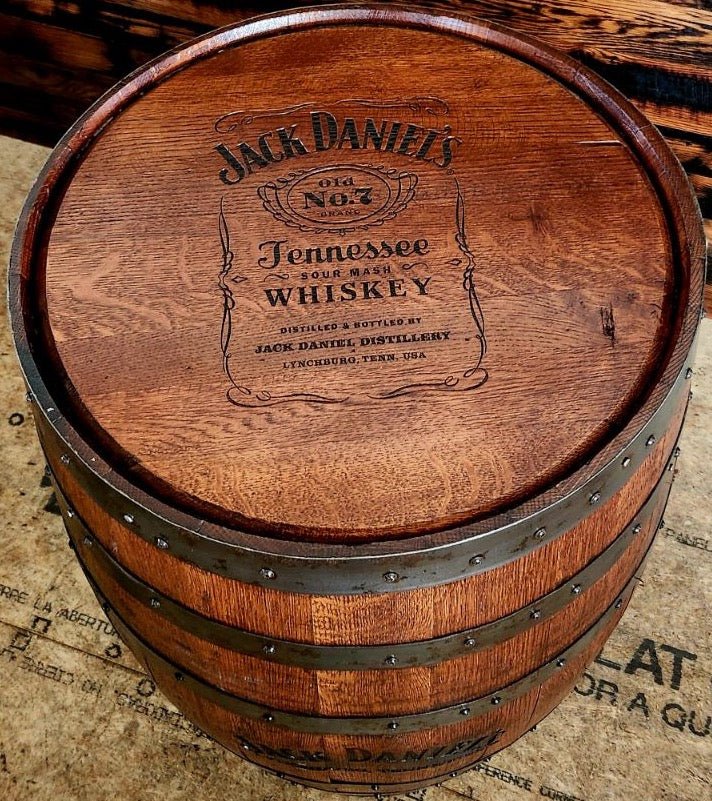 William Sheppee Jack Daniel's Round Whiskey Barrel - 1st Choice Furniture Direct