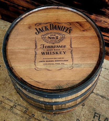 William Sheppee Jack Daniel's Round Whiskey Barrel - 1st Choice Furniture Direct