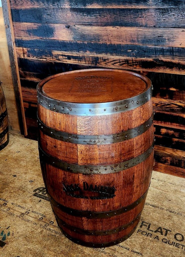 William Sheppee Jack Daniel's Round Whiskey Barrel - 1st Choice Furniture Direct