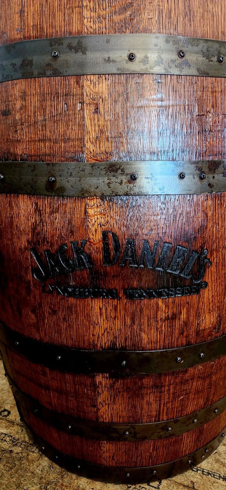 William Sheppee Jack Daniel's Round Whiskey Barrel - 1st Choice Furniture Direct