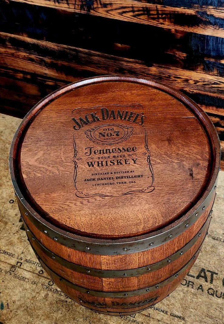 William Sheppee Jack Daniel's Round Whiskey Barrel - 1st Choice Furniture Direct