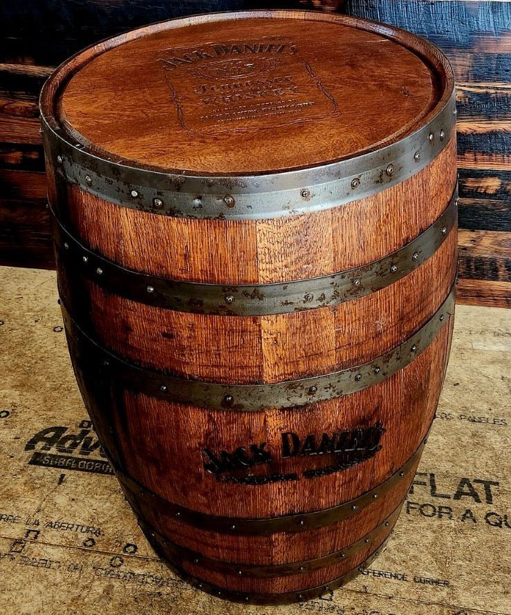 William Sheppee Jack Daniel's Round Whiskey Barrel - 1st Choice Furniture Direct