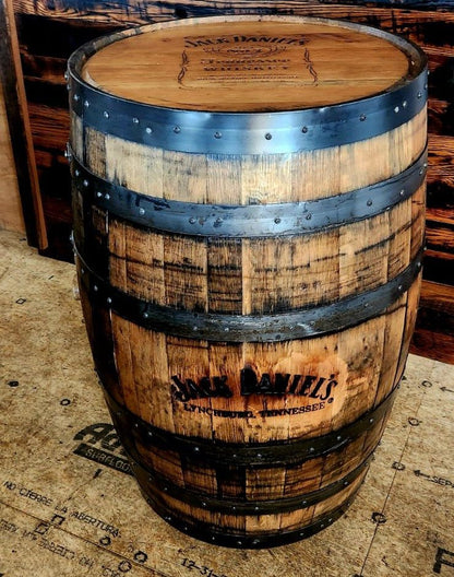 William Sheppee Jack Daniel's Round Whiskey Barrel - 1st Choice Furniture Direct