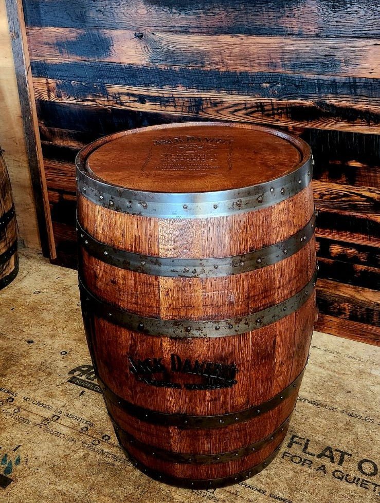 William Sheppee Jack Daniel's Round Whiskey Barrel - 1st Choice Furniture Direct