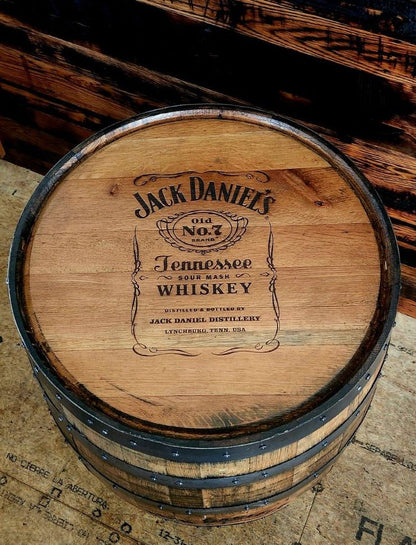 William Sheppee Jack Daniel's Round Whiskey Barrel - 1st Choice Furniture Direct