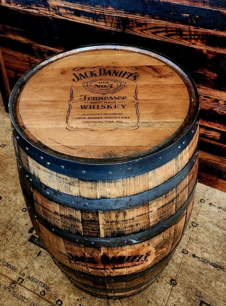 William Sheppee Jack Daniel's Round Whiskey Barrel - 1st Choice Furniture Direct