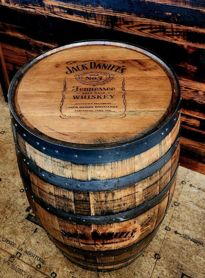 William Sheppee Jack Daniel's Round Whiskey Barrel - 1st Choice Furniture Direct