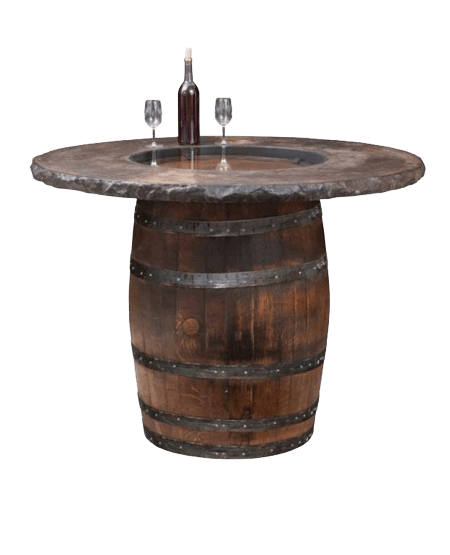 William Sheppee Outdoor Barrel Table with Stone Top - SHO200 - 1st Choice Furniture Direct