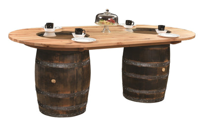 William Sheppee Premium Quality Double Barrel Table Counter - SHO150 - 1st Choice Furniture Direct