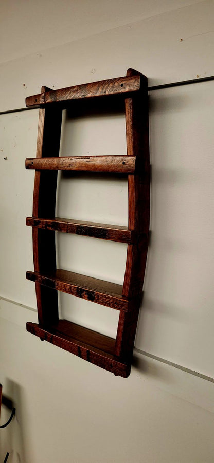 William Sheppee Premium Quality Rustic Spice Rack - Glass Rack - 1st Choice Furniture Direct