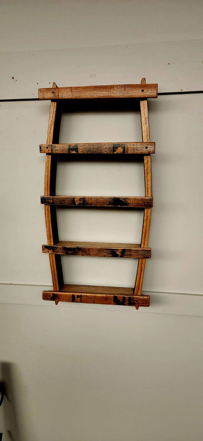 William Sheppee Premium Quality Rustic Spice Rack - Glass Rack - 1st Choice Furniture Direct