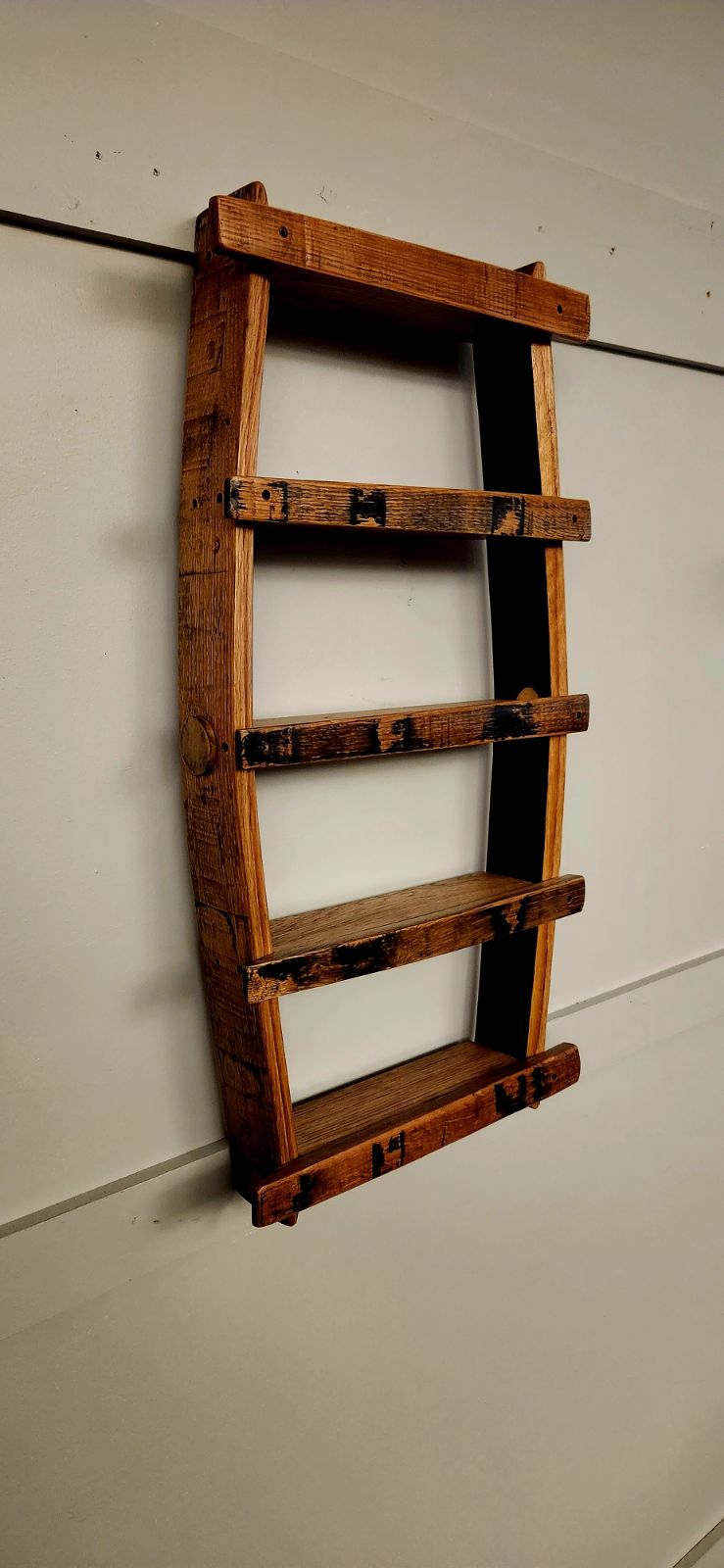 William Sheppee Premium Quality Rustic Spice Rack - Glass Rack - 1st Choice Furniture Direct