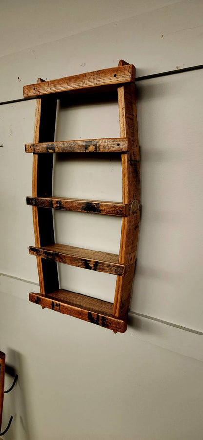 William Sheppee Premium Quality Rustic Spice Rack - Glass Rack - 1st Choice Furniture Direct