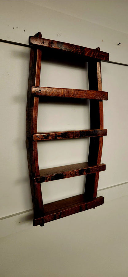 William Sheppee Premium Quality Rustic Spice Rack - Glass Rack - 1st Choice Furniture Direct