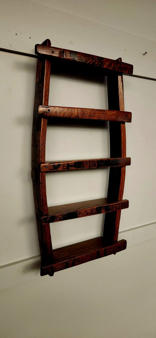 William Sheppee Premium Quality Rustic Spice Rack - Glass Rack - 1st Choice Furniture Direct