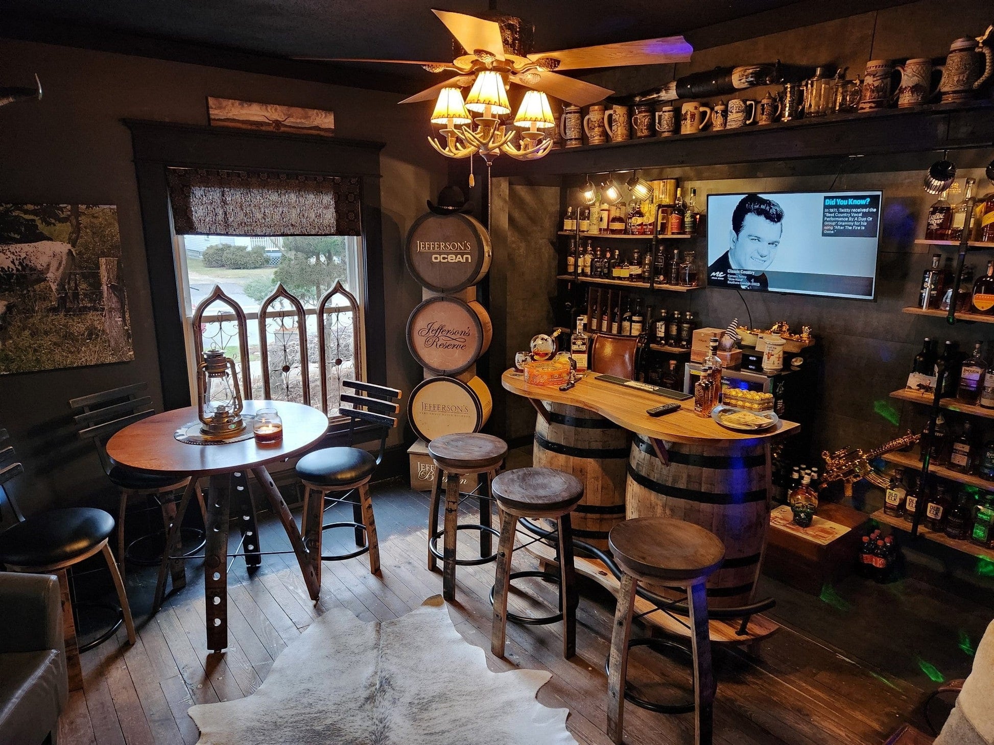 William Sheppee Premium Quality Shooter's Bar Pub Table | Authentic Craftsmanship - 1st Choice Furniture Direct