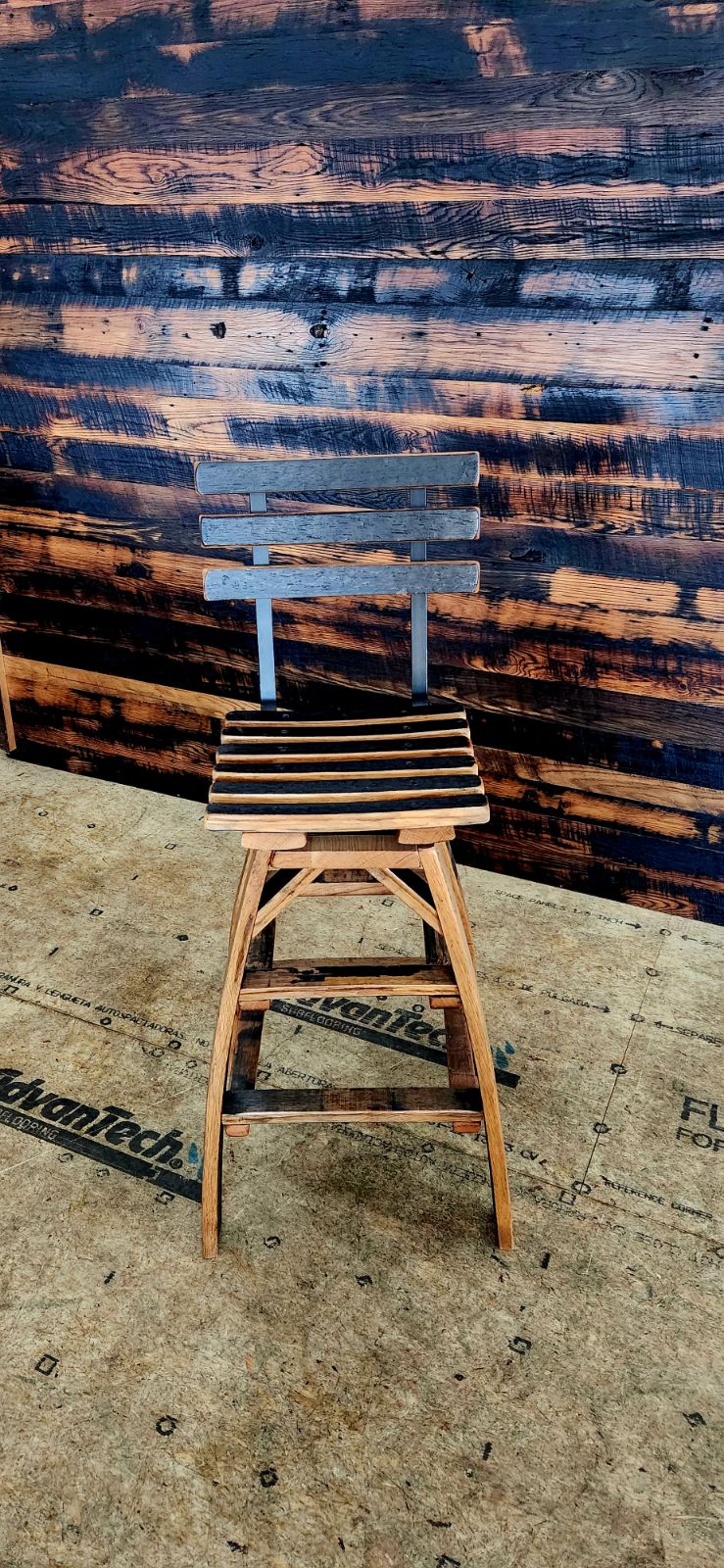 William Sheppee Premium Quality Whiskey Bar Stool with Back - SHO104 - 1st Choice Furniture Direct