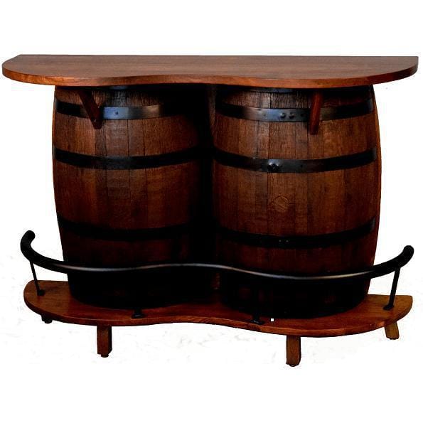 William Sheppee Whiskey Rustic Shooter's Double Barrel Bar SHO180 - 1st Choice Furniture Direct