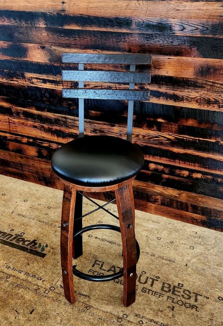 William Sheppee Whiskey Barrel Bar and Counter Stools 30" & 26" Seat - 1st Choice Furniture Direct