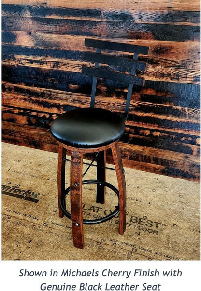 William Sheppee Whiskey Barrel Bar and Counter Stools 30" & 26" Seat - 1st Choice Furniture Direct