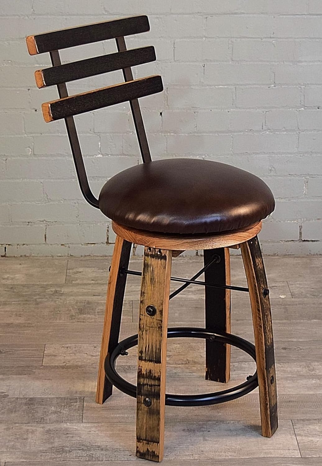 William Sheppee Whiskey Barrel Bar and Counter Stools 30" & 26" Seat - 1st Choice Furniture Direct