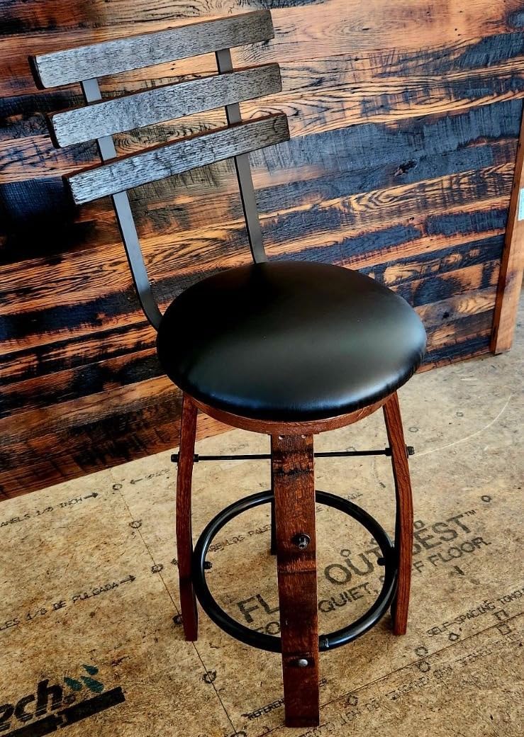 William Sheppee Whiskey Barrel Bar and Counter Stools 30" & 26" Seat - 1st Choice Furniture Direct