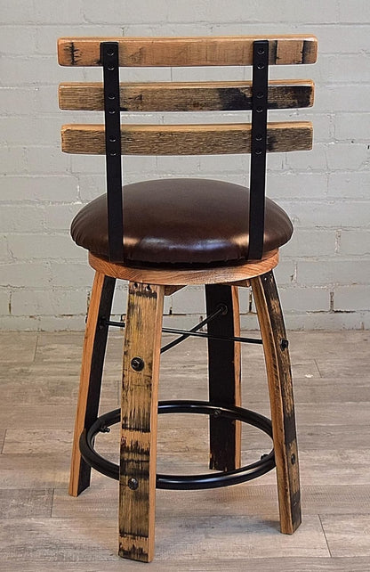 William Sheppee Whiskey Barrel Bar and Counter Stools 30" & 26" Seat - 1st Choice Furniture Direct