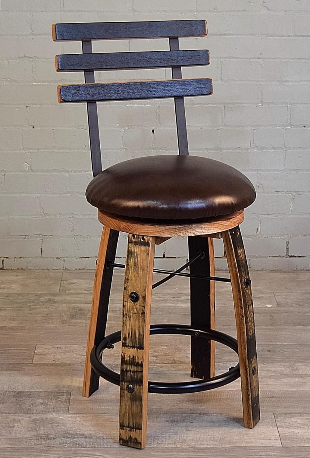 William Sheppee Whiskey Barrel Bar and Counter Stools 30" & 26" Seat - 1st Choice Furniture Direct